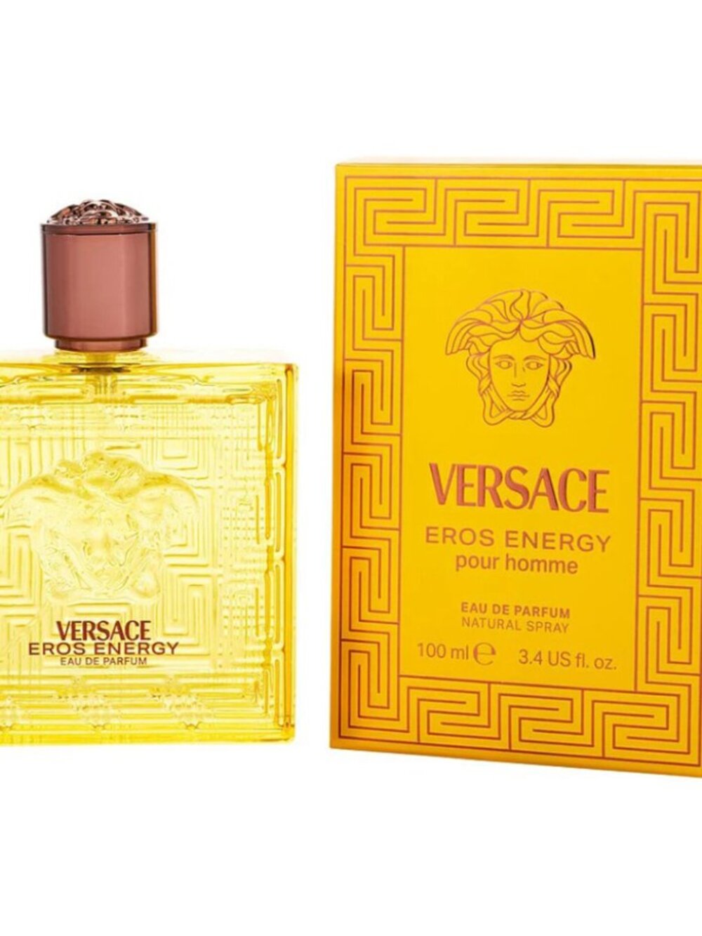 Versace Eros Energy Eau De Parfum 3.4oz New Sealed Box